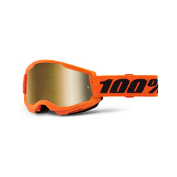 100%, STRATA 2 JUNIOR Glasögon Neon Orange - Mirror Gold Lens, BARN 100%, STRATA 2 JUNIOR Glasögon Neon Orange - Mirror Gold Lens, BARN