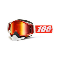 100%, RACECRAFT Snowmobile Goggle Fire Red - Mirror Red Vented Dual lens w/P, VUXEN 100%, RACECRAFT Snowmobile Goggle Fire Red - Mirror Red Vented Dual lens w/P, VUXEN