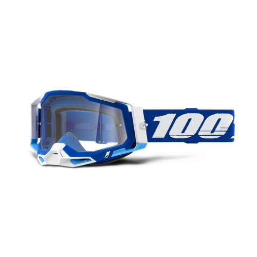 100%, RACECRAFT 2 Glasögon Blue - Clear Lens, VUXEN