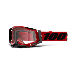 100%, RACECRAFT 2 Glasögon Red - Clear Lens, VUXEN 100%, RACECRAFT 2 Glasögon Red - Clear Lens, VUXEN
