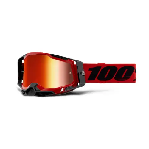 100%, RACECRAFT 2 Glasögon Red - Mirror Red Lens, VUXEN 100%, RACECRAFT 2 Glasögon Red - Mirror Red Lens, VUXEN