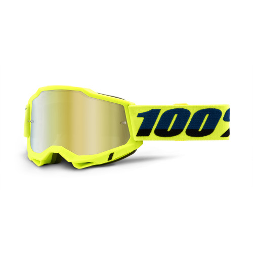 100%, ACCURI 2 Glasögon Yellow - Mirror Gold Lens, VUXEN