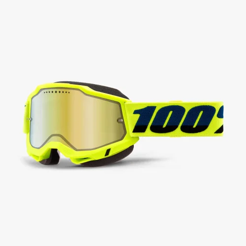 100%, ACCURI 2 Snowmobile Glasögon Yellow - Mirror Gold Lens, VUXEN 100%, ACCURI 2 Snowmobile Glasögon Yellow - Mirror Gold Lens, VUXEN