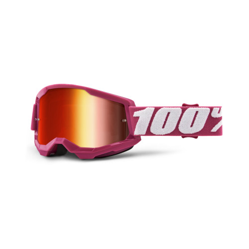 100%, STRATA 2 Glasögon Fletcher - Mirror Red Lens, VUXEN