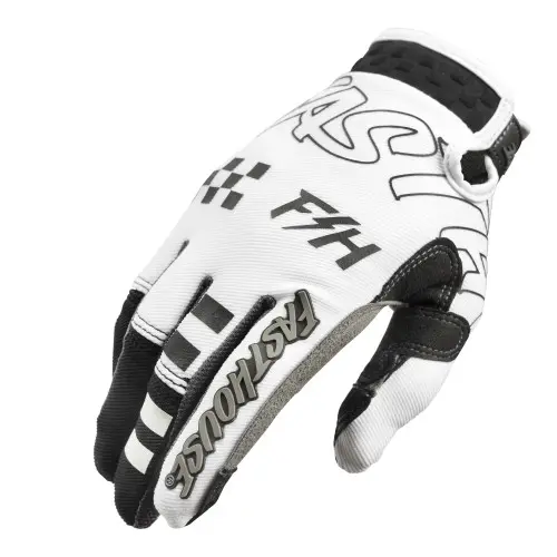 Fasthouse, Speed Style Riot Handskar, VUXEN, S, SVART VIT Fasthouse, Speed Style Riot Handskar, VUXEN, S, SVART VIT