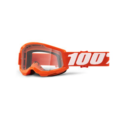 100%, STRATA 2 Youth Glasögon Orange - Clear Lens, BARN 100%, STRATA 2 Youth Glasögon Orange - Clear Lens, BARN