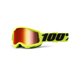 100%, STRATA 2 Youth Glasögon Yellow - Mirror Red Lens, BARN 100%, STRATA 2 Youth Glasögon Yellow - Mirror Red Lens, BARN