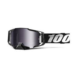 100%, ARMEGA Goggle Black - Silver Flash Mirror Lens, VUXEN 100%, ARMEGA Goggle Black - Silver Flash Mirror Lens, VUXEN