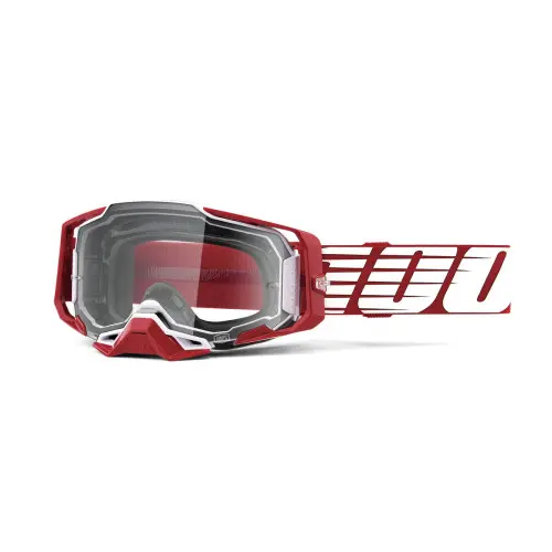 100%, ARMEGA Goggle Oversized Deep Red - Clear Lens, VUXEN 100%, ARMEGA Goggle Oversized Deep Red - Clear Lens, VUXEN