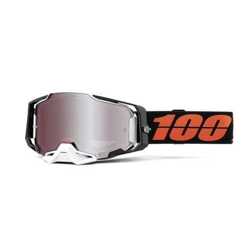 100%, ARMEGA Goggle Blacktail - HiPER Silver Mirror Lens, VUXEN