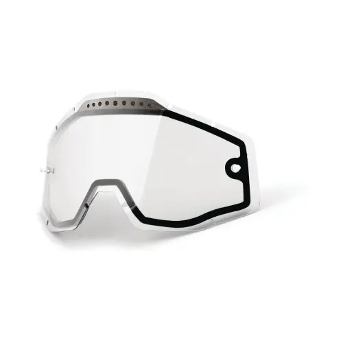 100%, RC1/AC1/ST1 Lins Vented Dual Anti-Fog, Clear 100%, RC1/AC1/ST1 Lins Vented Dual Anti-Fog, Clear