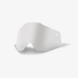 100%, AC1/ST1 FORECAST Youth Lens NO Bumps - w/mud visor - Clear, BARN 100%, AC1/ST1 FORECAST Youth Lens NO Bumps - w/mud visor - Clear, BARN