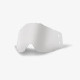 100%, AC1/ST1 FORECAST Youth Lens NO Bumps - w/mud visor - Clear, BARN 100%, AC1/ST1 FORECAST Youth Lens NO Bumps - w/mud visor - Clear, BARN