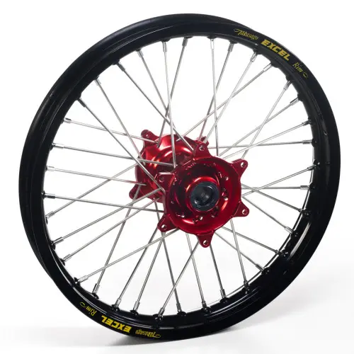 Haan Wheels, Komplett Hjul, 1,85, 16", BAK, SVART RÖD, Yamaha 02-23 YZ85, 93-01 YZ80 Haan Wheels, Komplett Hjul, 1,85, 16", BAK, SVART RÖD, Yamaha 02-23 YZ85, 93-01 YZ80