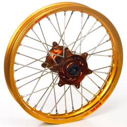 Haan Wheels, Komplett Hjul, 1,60, 21", FRAM, GULD BRONS, Yamaha 03-13 YZ450F, 93-25 YZ250, 01-13 YZ250F, 93-25 YZ125, FANTIC 22-25 XX 250, 22-25 XE 125/XX 125