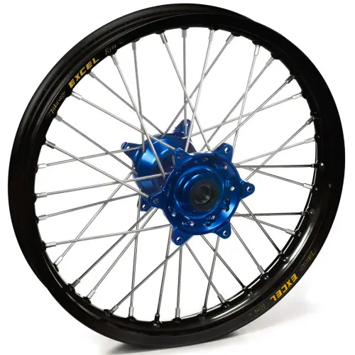 Haan Wheels, Komplett Hjul, 2,15, 19", BAK, SVART BLÅ, Yamaha 21 WR450F, 09-23 YZ450F, 09-23 YZ250F Haan Wheels, Komplett Hjul, 2,15, 19", BAK, SVART BLÅ, Yamaha 21 WR450F, 09-23 YZ450F, 09-23 YZ250F