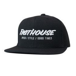 Fasthouse, Classic Hat - Black, VUXEN, SVART