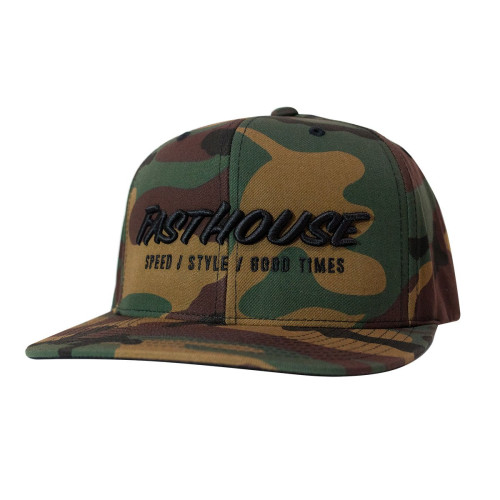 Fasthouse, Classic Hat - Camo, VUXEN, CAMO