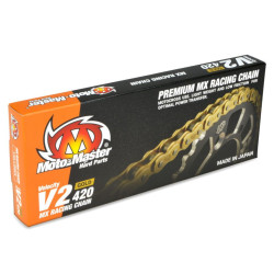 Moto-Master, Kedja MX V2 Gold, 130 Länkar, 420