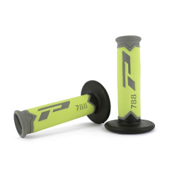 Progrip, 788 Full Diamond Extra Slim gummihandtag, NEON SVART GUL GRÅ