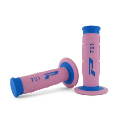 Progrip, 791 Dual Density Half Waffle Gummihandtag, BLÅ ROSA