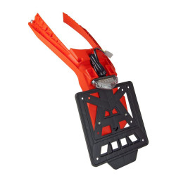Rtech, Baklampa/bakskärm, Integra Led, avtagbar skylthållare, ORANGE, KTM 20-23 450 EXC-F, 20-22 250 EXC TPI/150 EXC TPI/300 EXC TPI, 23 250 EXC/150 EXC/300 EXC, 20-23 250 EXC-F, 20-23 350 EXC-F/500 EXC-F