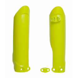 Rtech, Gaffelskydd, GUL, KTM 19-25 65 SX, 16-25 50 SX, 20-24 SX-E 5, Husqvarna 17-25 TC 65, GasGas 24 MC 65, 21-23 MC 65