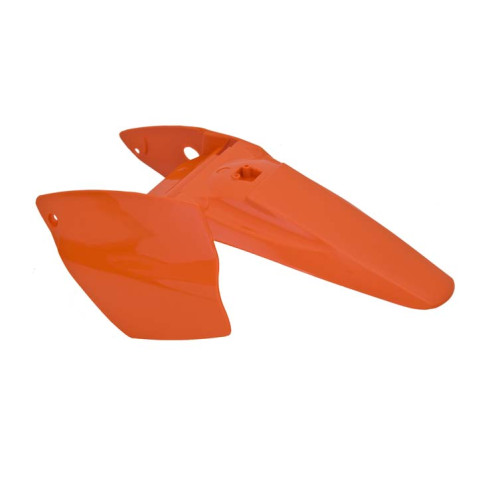 Rtech, Bakskärm/Sidopanel, ORANGE, KTM 02-08 65 SX