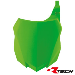 Rtech, Nummerplåt, GRÖN, Kawasaki 13-15 KX450F, 13-16 KX250F