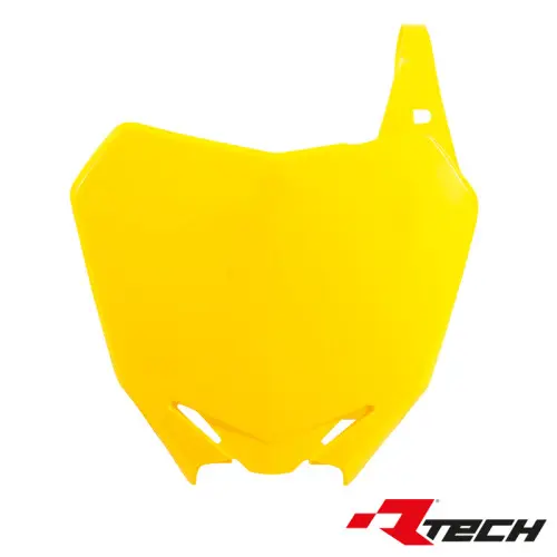 Rtech, Nummerplåt, GUL, Suzuki 08-17 RM-Z450, 10-18 RM-Z250 Rtech, Nummerplåt, GUL, Suzuki 08-17 RM-Z450, 10-18 RM-Z250