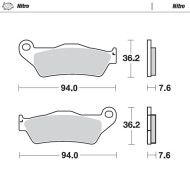 Moto-Master, Bromsbelägg Nitro, FRAM, KTM 03-25 450 EXC-F/450 SX-F, 05 450 SMR, 07-14 450 SMR, 92-17 250 EXC, 18-22 250 EXC TPI/300 EXC TPI, 23-25 250 EXC/150 EXC/300 EXC/300 SX, 03-24 250 EXC-F, 25 250 EXC-F /150 SX, 91-25 250 SX, 03-25 250 SX-F, 10-25 3 Moto-Master, Bromsbelägg Nitro, FRAM, KTM 03-25 450 EXC-F/450 SX-F, 05 450 SMR, 07-14 450 SMR, 92-17 250 EXC, 18-22 250 EXC TPI/300 EXC TPI, 23-25 250 EXC/150 EXC/300 EXC/300 SX, 03-24 250 EXC-F, 25 250 EXC-F /150 SX, 91-25 250 SX, 03-25 250 SX-F, 10-25 3