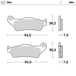 Moto-Master, Bromsbelägg Nitro, FRAM, KTM 03-25 450 EXC-F/450 SX-F, 05 450 SMR, 07-14 450 SMR, 92-17 250 EXC, 18-22 250 EXC TPI/300 EXC TPI, 23-25 250 EXC/150 EXC/300 EXC/300 SX, 03-24 250 EXC-F, 25 250 EXC-F /150 SX, 91-25 250 SX, 03-25 250 SX-F, 10-25 3 Moto-Master, Bromsbelägg Nitro, FRAM, KTM 03-25 450 EXC-F/450 SX-F, 05 450 SMR, 07-14 450 SMR, 92-17 250 EXC, 18-22 250 EXC TPI/300 EXC TPI, 23-25 250 EXC/150 EXC/300 EXC/300 SX, 03-24 250 EXC-F, 25 250 EXC-F /150 SX, 91-25 250 SX, 03-25 250 SX-F, 10-25 3