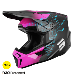 Shot, HJÄLM LITE VOLT PINK MATT, VUXEN, S