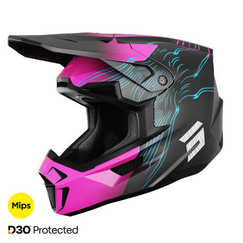 Shot, HJÄLM LITE VOLT PINK MATT, VUXEN, S