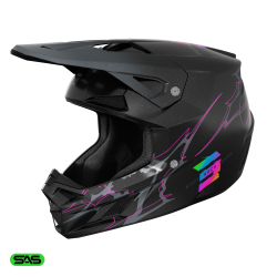 Shot, HJÄLM SPEED RAC BLACK PEARLY, VUXEN, XL