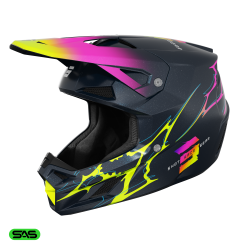 Shot, HJÄLM SPEED RAC BLUE PEARLY, VUXEN, L