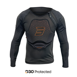 Shot, SKYDDSJACKA RACE EVO D3O, VUXEN, M, SVART