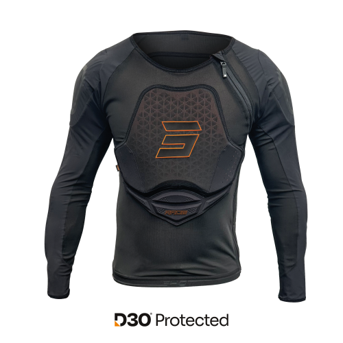Shot, SKYDDSJACKA RACE EVO D3O, VUXEN, M, SVART