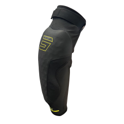 Shot, ARMBÅGSSKYDD AIRLIGHT_KID 2.0 BLACK NEON YELLOW, BARN, L XL