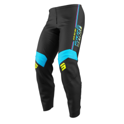 Shot, BYXA DRAW KID BLOCK, BARN, 8/9, SVART BLÅ ROSA