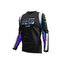 Shot, TRÖJA DEVO BLOCK, VUXEN, S, LILA