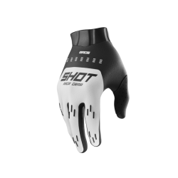 Shot, HANDSKAR RACE KID EVO WHITE, BARN, 6/7