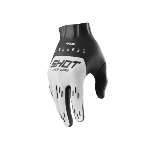 Shot, HANDSKAR RACE KID EVO WHITE, BARN, 6/7