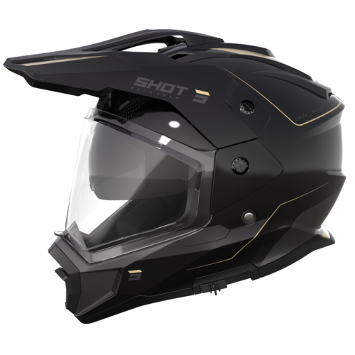 Shot, HJÄLM TREK MAX VISION RALLY BLACK SAND, GLOSSY, VUXEN, M
