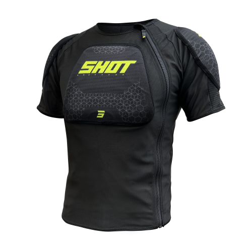Shot, T-SHIRT AIRLIGHT, VUXEN, XXL, SVART