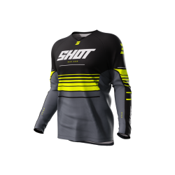 Shot, TRÖJAS BARN DRAW PEAK NEON YELLOW, BARN, 12/13