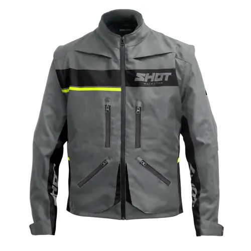 Shot, JACKA CONTACT ASSAULT 2.0 GREY NEON YELLOW, VUXEN, M Shot, JACKA CONTACT ASSAULT 2.0 GREY NEON YELLOW, VUXEN, M