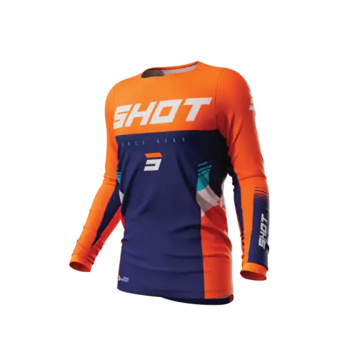 Shot, TRÖJA CONTACT TRACER, VUXEN, XXL, ORANGE BLÅ Shot, TRÖJA CONTACT TRACER, VUXEN, XXL, ORANGE BLÅ