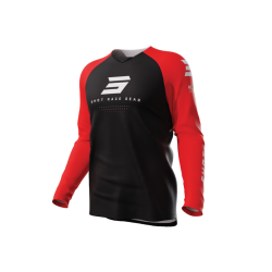 Shot, TRÖJA RAW ESCAPE, VUXEN, S, SVART RÖD