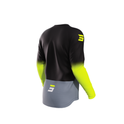 Shot, TRÖJA RAW KID REFLEX, BARN, 10/11, NEON SVART GUL